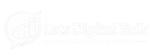 lets digital talk logo white